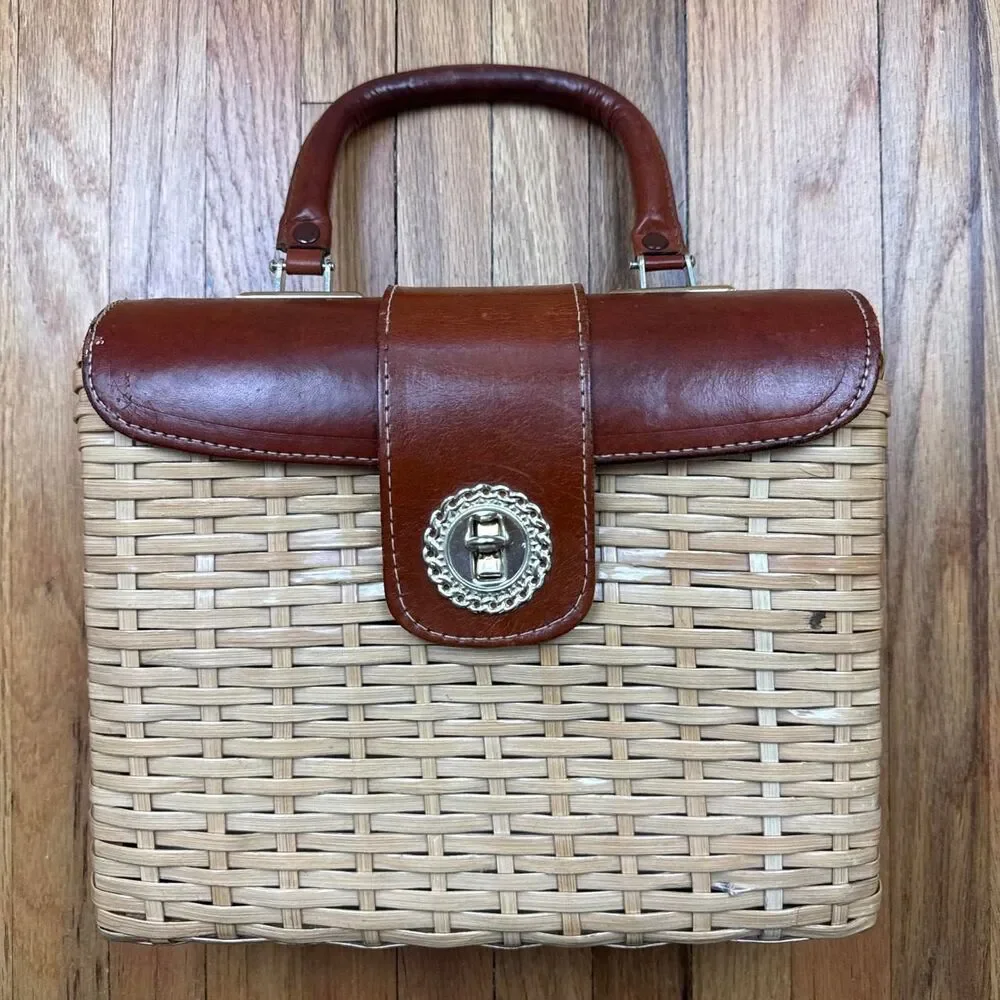 Unbranded Women's Brown and Tan Bag